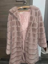 manteau fausse fourrure rose taille M