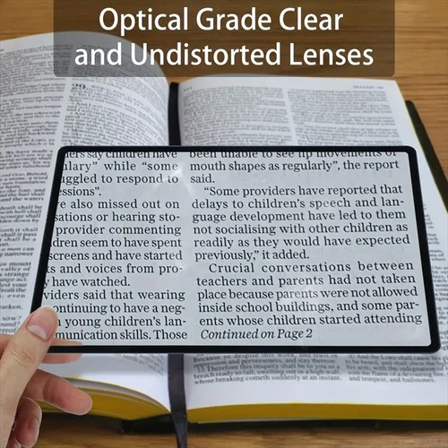 Loupe lecture grand format - loupe,