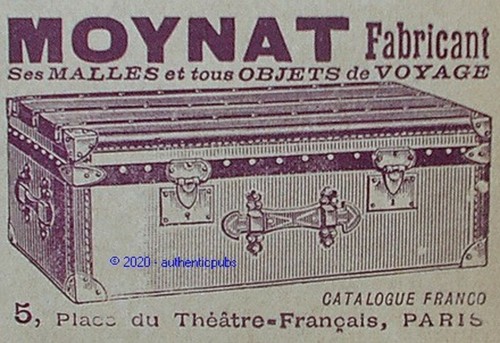 Advertisement moynat trunk and - trunk,