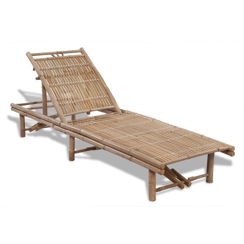 Chaise longue bambou - chaise,