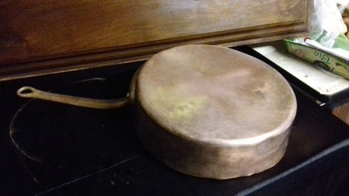 Sauteuse cuivre ancienne - en,