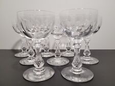 Verre x 8 Cristal Taillé Val