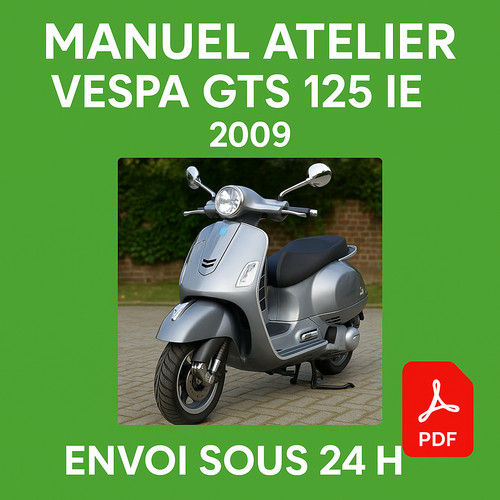 Manuel atelier vespa 125 gts - manuel,