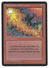 ►Magic-Style◄ MTG - Red Elemental Blast - French Revised FBB - Played