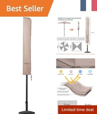 Housse de Parasol Taupe 200 cm