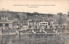 Old postcard 95 BEAUMONT SUR OISE / NAUTICAL STADIUM CANETON CLUB