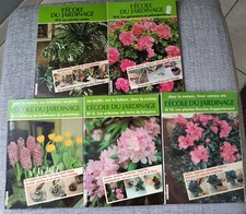 LOT DE 5 LIVRES L'ECOLE DU JARDINAGE - 1979