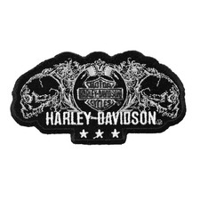 Harley Davidson Patch Skull