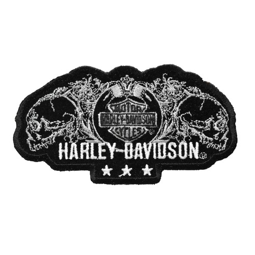Harley davidson patch skull - patch,