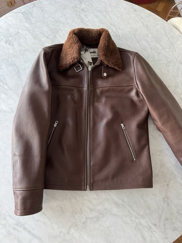 Blouson cuir schott - cuir,