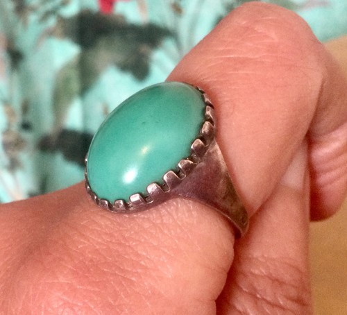 Grosse bague ancienne argent - ancienne,