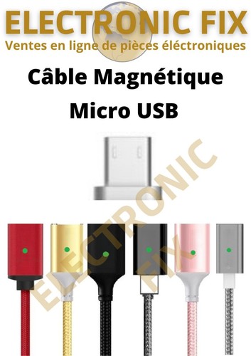Câble magnétique micro usb - micro,