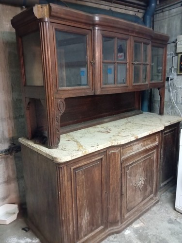 Buffet cuisine bois verre - buffet, bois/verre