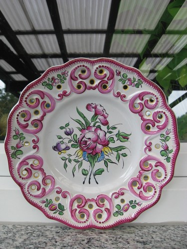 Assiette decoration faïence - decoration,