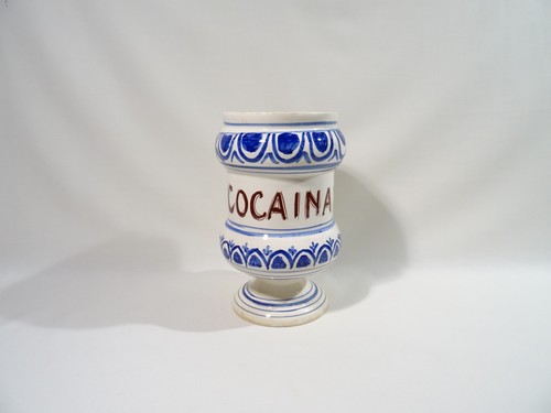 Ancien pot pharmacie en - a,