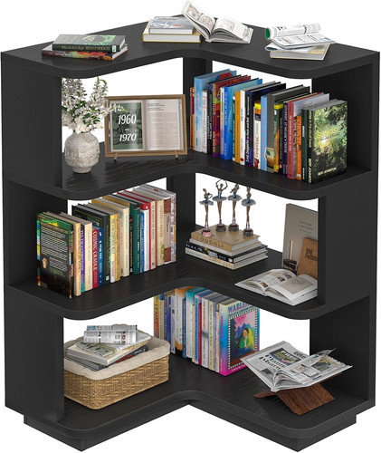 Tier corner bookshelf - 4-tier,