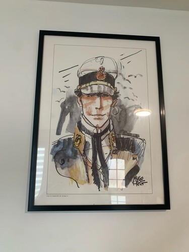 Affiche corto maltese hugo - affiche,