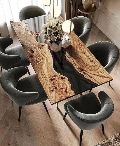 Dessus table noir ocean - dessus,