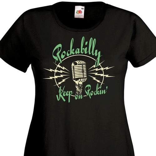 Tee shirt femme rockabilly - tee,