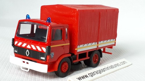 Renault camion bache pompiers - camion,