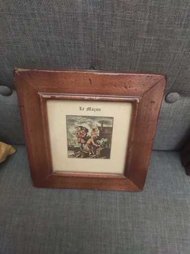 Ancien tableau scende genre - ancien,