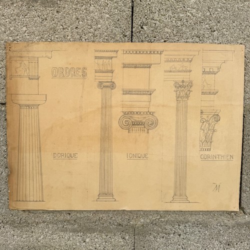 Dessin architecture - dessin, d'architecture