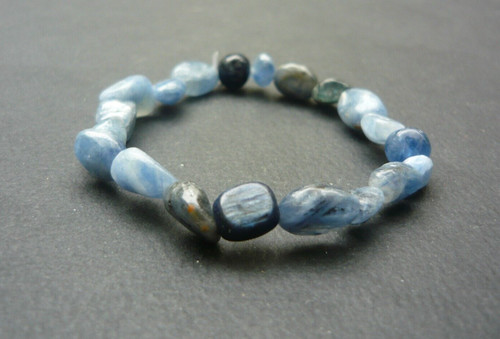 Bracelet perles cyanite - bracelet, de