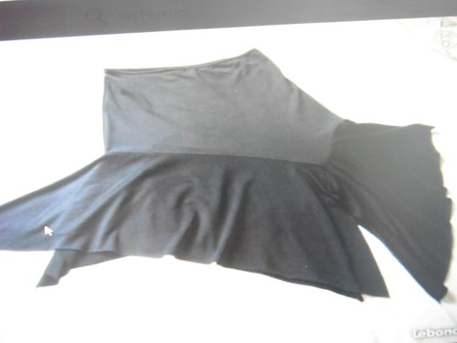 Jupe soiree noire coupe - de,
