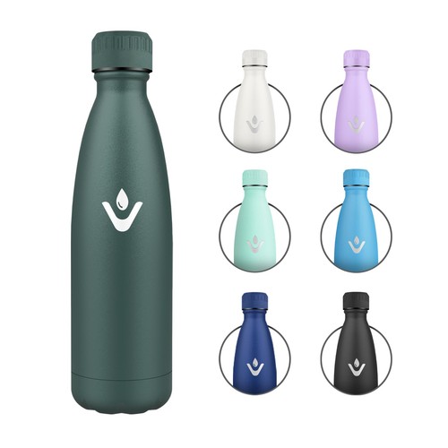 Gourde inox 500ml - 500ml, bouteille