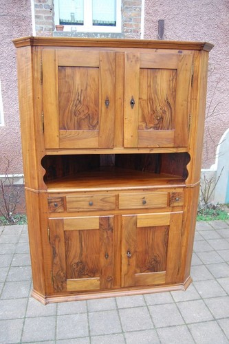 Encoignure noyer fin - en, du