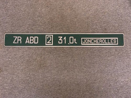 Plaque automotrice rib sncf - ,
