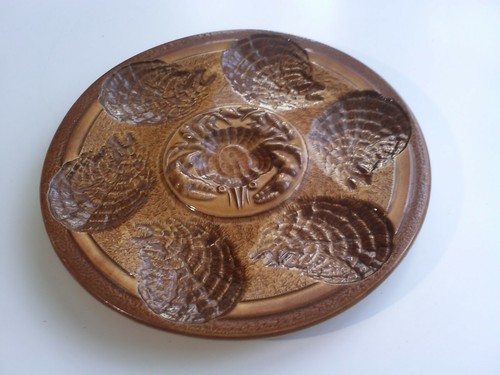 Assiette huitres atelier - assiette,