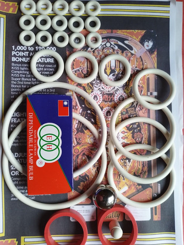 Flipper bally kiss - bally-kiss-kit, complet