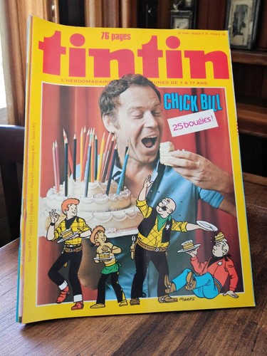 Magazine tintin ancien - magazine,