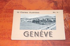 10 cartes illustrées Genève