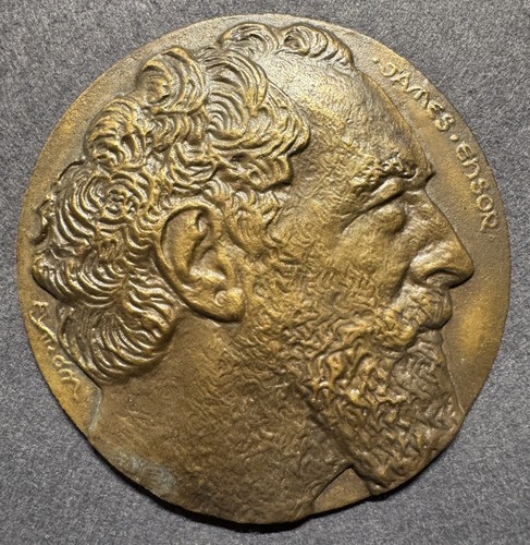 Médaille belge james ensor - belge,