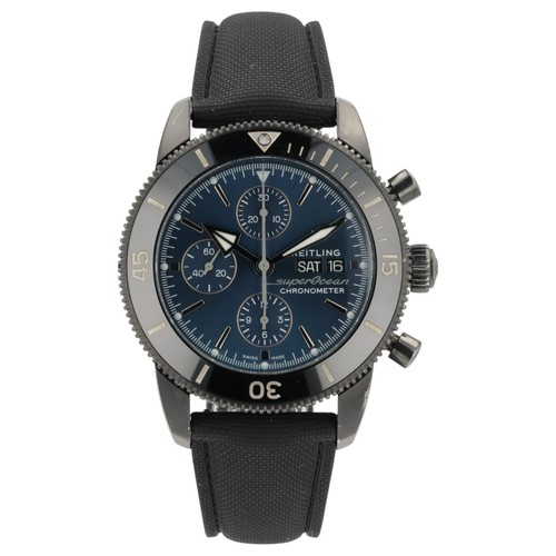 Breitling superocean blue dial - breitling,