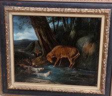 GRANDE TOILE 1835...SCÈNE DE