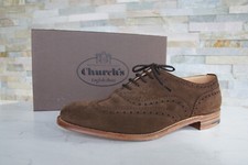 Church's 41,5 Royaume-Uni 7,5 Chaussures à Lacets Burwood Cigare Neuf Autrefois