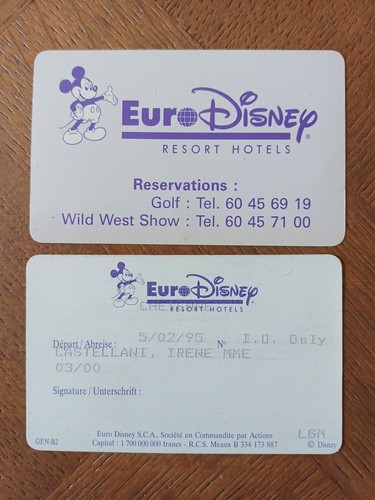 Pass euro disney disneyland - euro, id