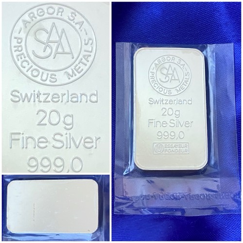 Lingot argent pur 20g argor - pur,