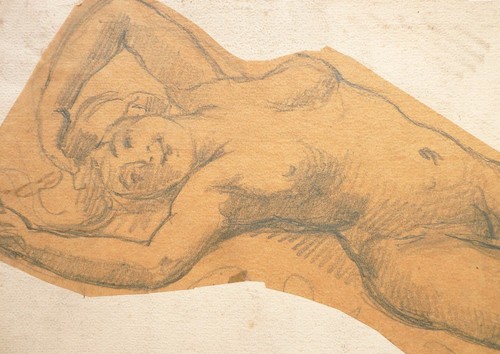 Femme nue dessin - femme, alphonse