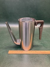 MCM Arne Jacobsen Lauffer Stainless Steel Stelton Cylinda Line Coffee Pot