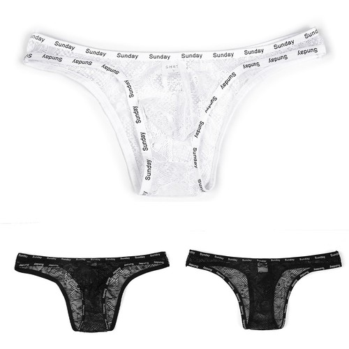 Slip homme dentelle sous