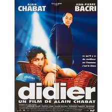 DIDIER Original Movie Poster  - 23x32 in. - 1997 - Alain Chabat, Jean-Pierre Bac