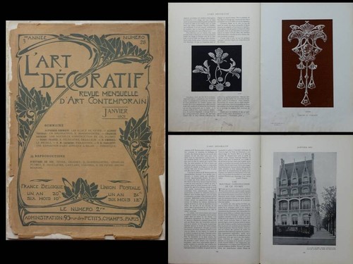 Art decoratif janvier 1901 - l'art,
