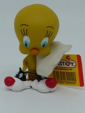 ANCIENNE FIGURINE PVC PLASTIQUE TITI ET GROS MINET*TITI PANTOUFLES