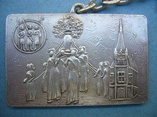 Keychain - PROVINCIAL BOUQUET FISMES 1968 - Archery Traditions Folklore