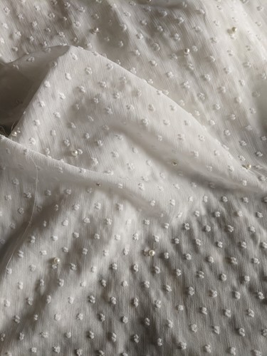 Coupe tissu voile - coupe, polyester