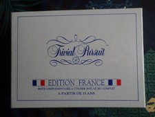 TRIVIAL PURSUIT édition FRANCE: BOITE COMPLEMENTAIRE recharge de 500 cartes, TBE